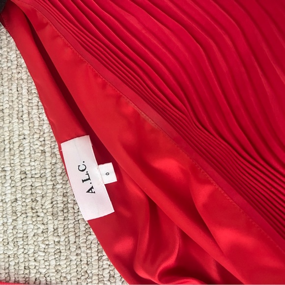 A.L.C Delfina Dress Red - Picture 6 of 6